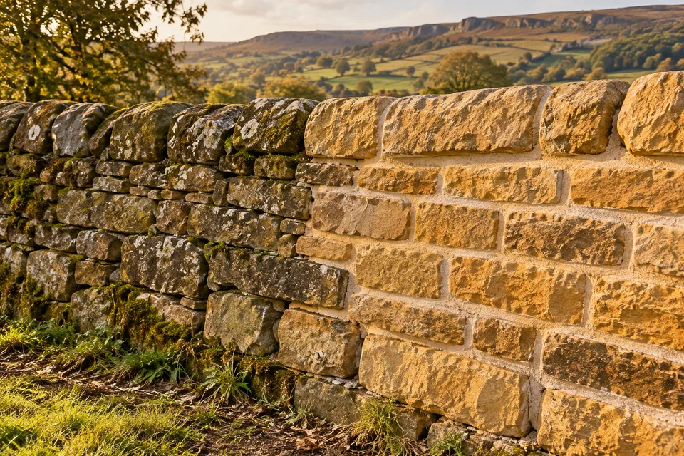 Yorkshire brick and stone masonry